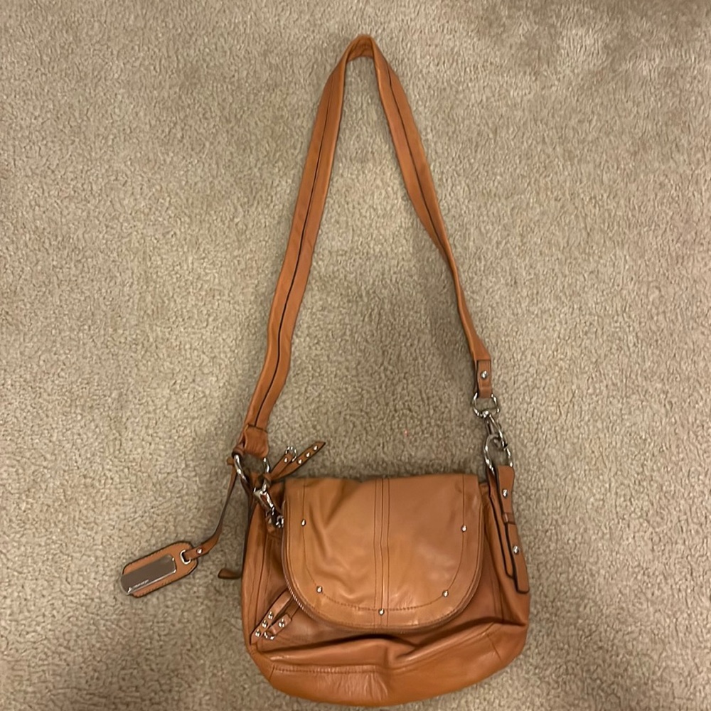 B Makowsky Brown Leather Purse